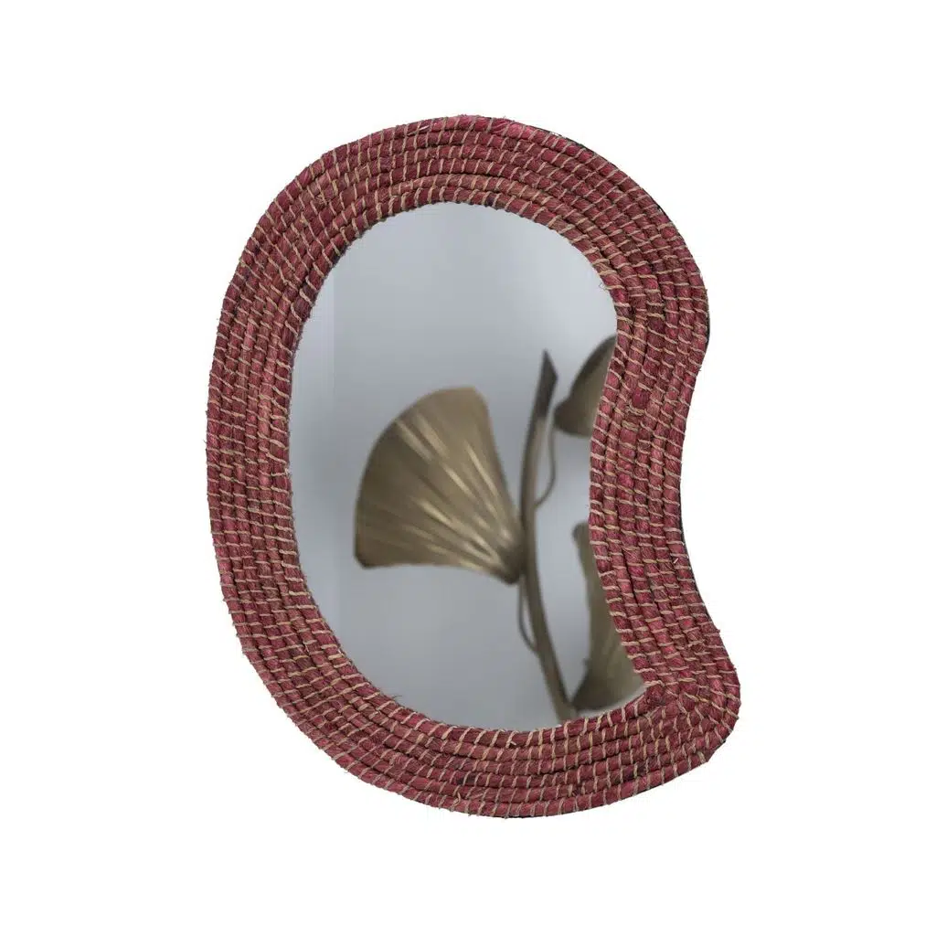 FORS KIRMIZI ABAKA AYNA 50X40X2,5CM OIA LIGHT