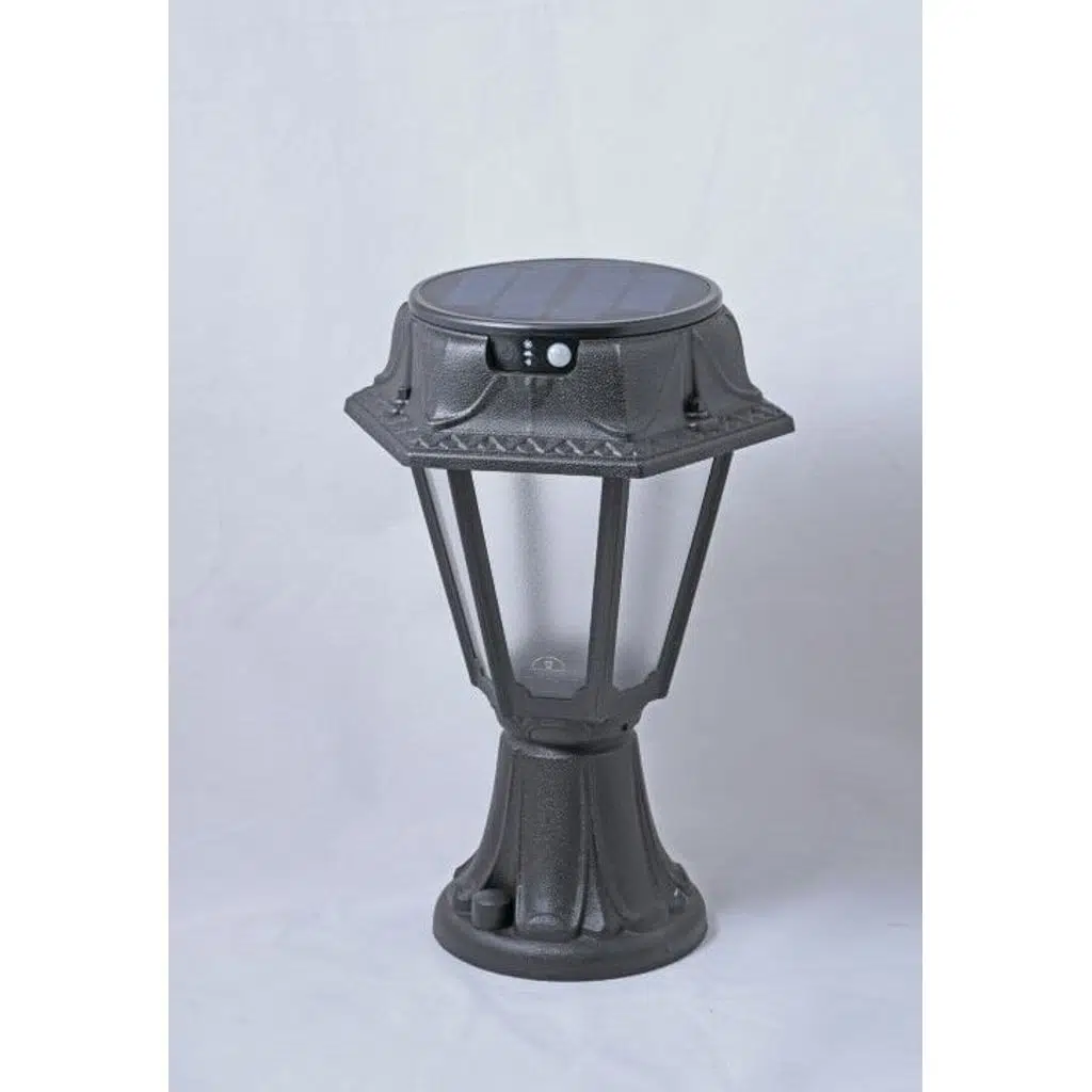 MINILOT/ROSETTA BLACK FROSTED SOLAR LED Ø150 PIR C