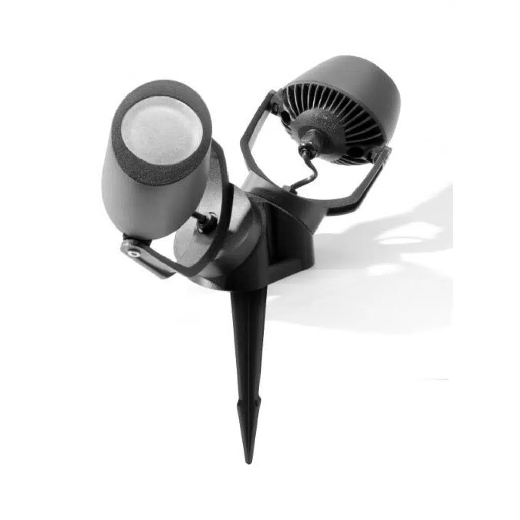 MINITOMMY 2L SPIKE BLACK FROSTED GU10 LED 12W CCT