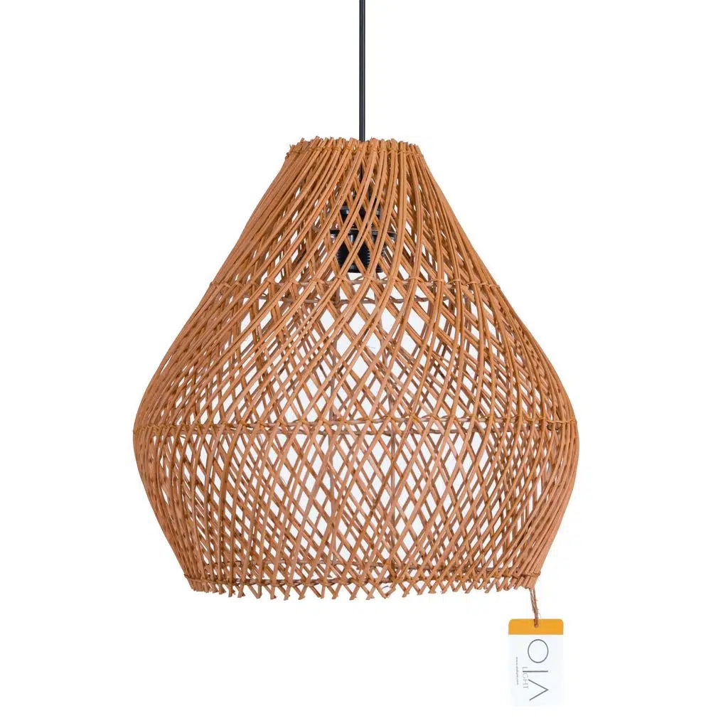 OLR280 LYRA RATTAN SARKIT 36X36 CM OIA LIGHT