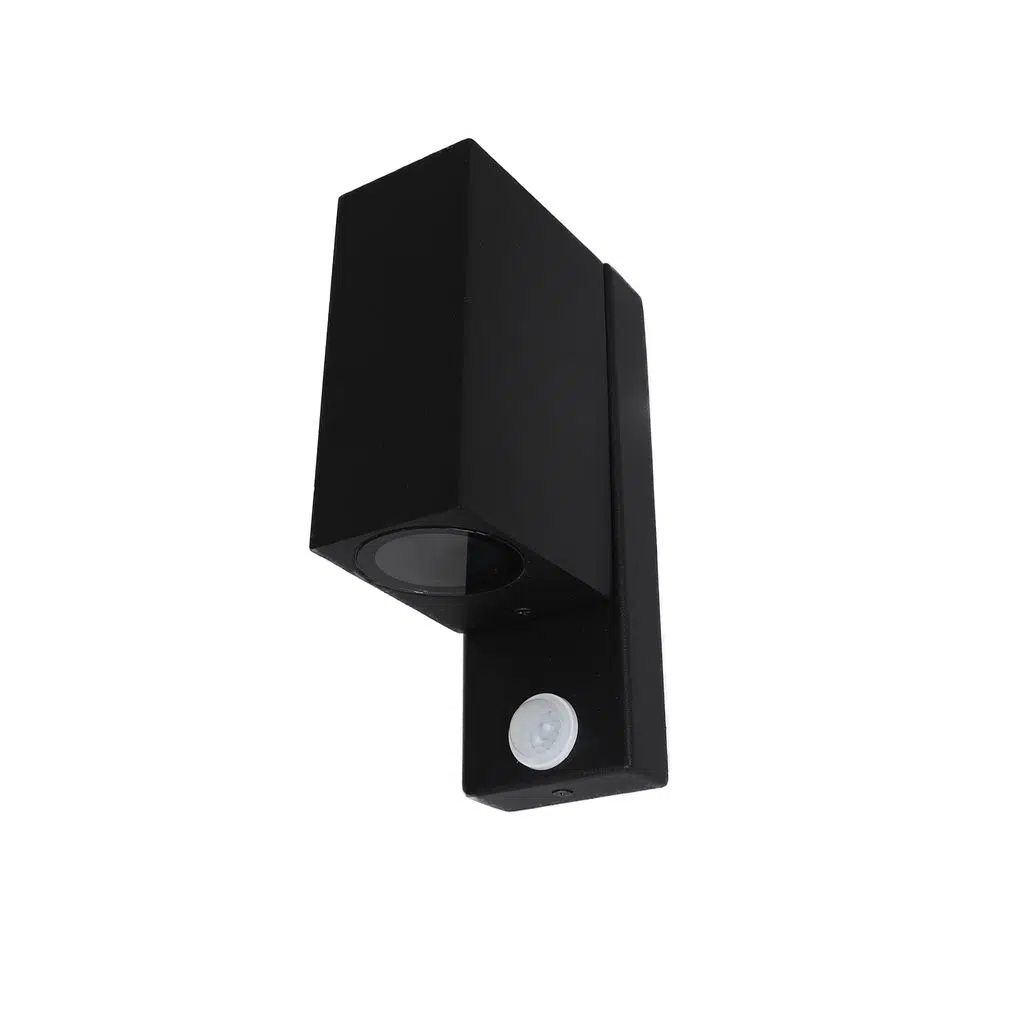RDS-2032 SİYAH 2*GU10 SENSÖRLÜ KARE IP54 APLİK
