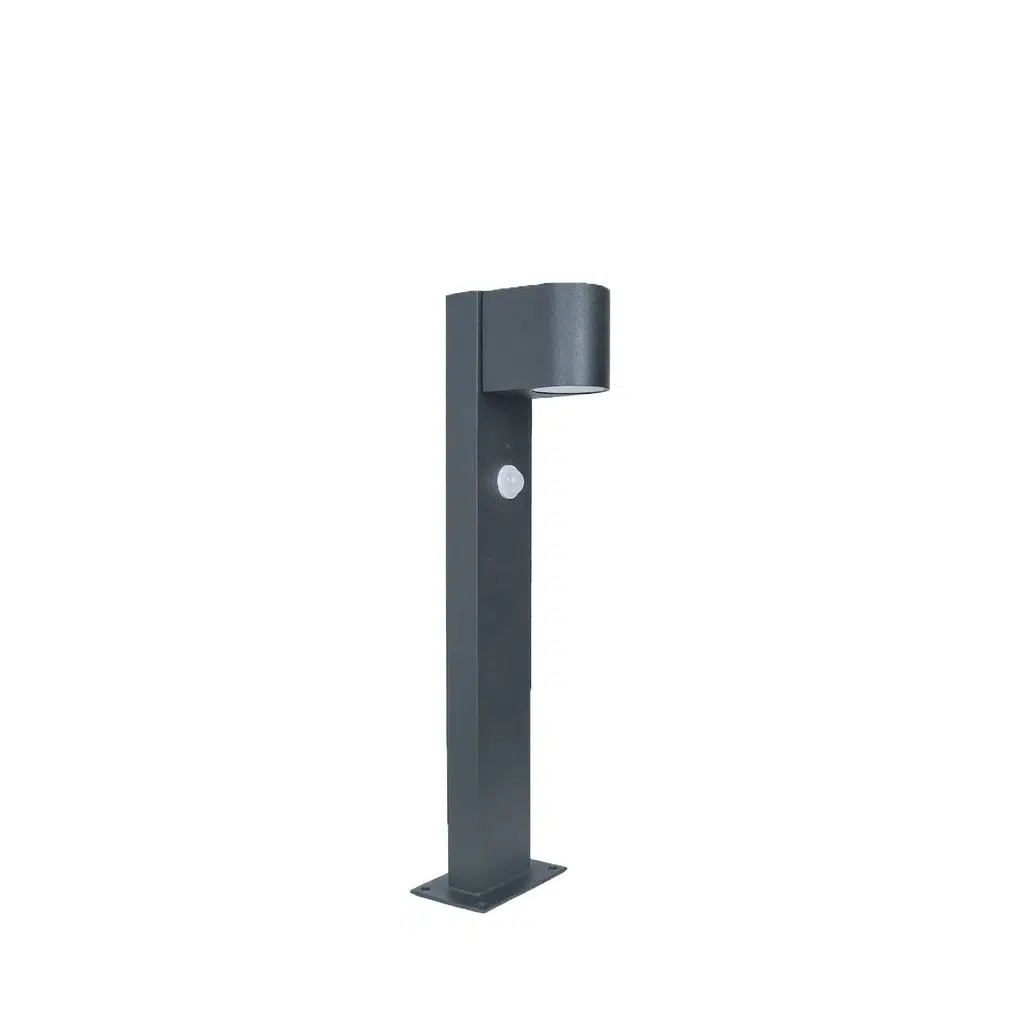 RDS-4008 50CM 1*GU10 ANTRASİT SENSÖRLÜ BOLLARD IP5