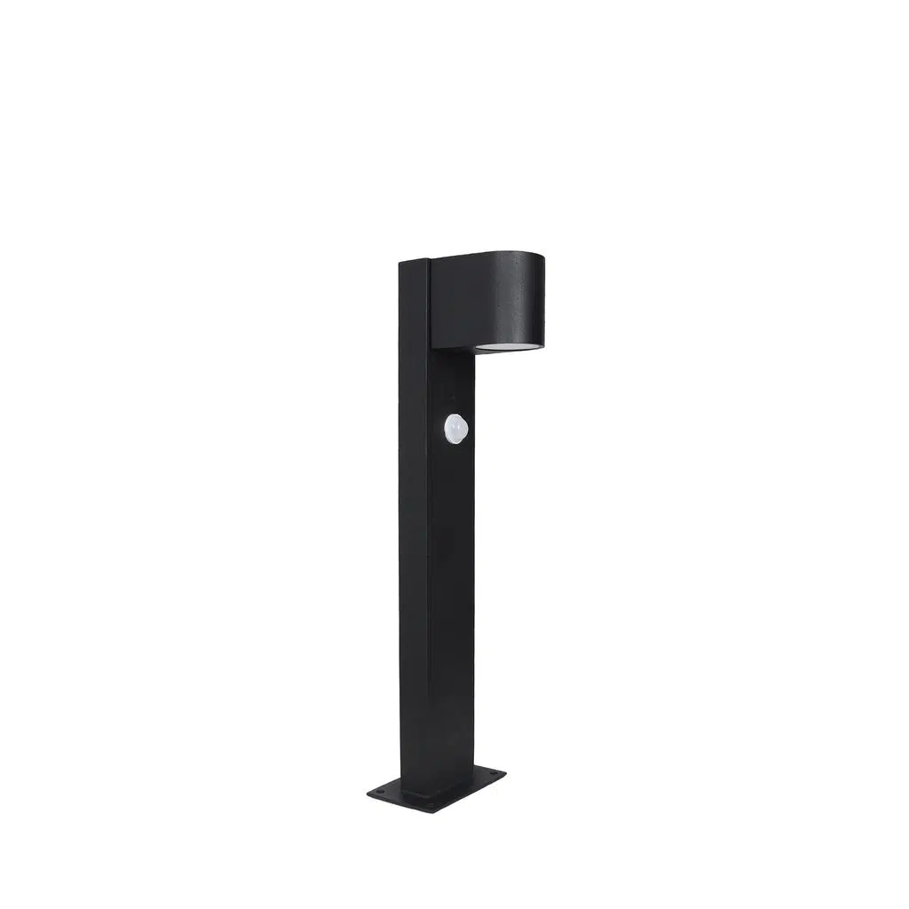 RDS-4008 50CM 1*GU10 SİYAH SENSÖRLÜ BOLLARD IP54