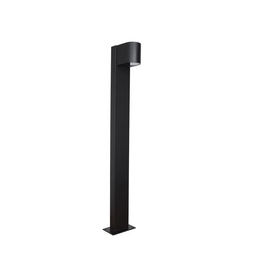 RDS-4008 80CM 1*GU10 SİYAH BOLLARD IP54
